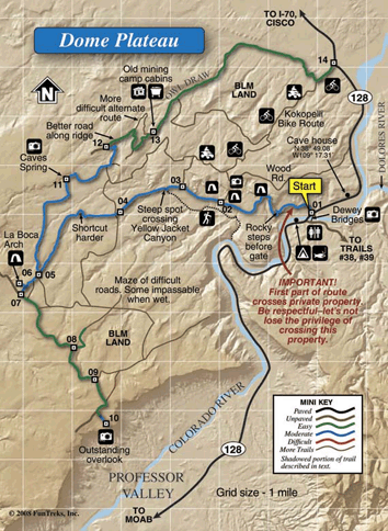 Moab Trail Map