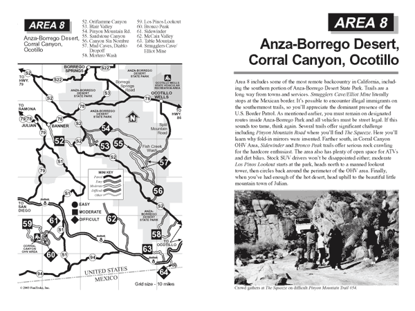 Anaz-Borrego Desert, Corral Canyon, Ocotillo
