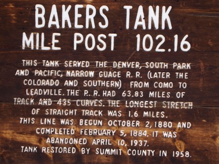 Bakers Tank
