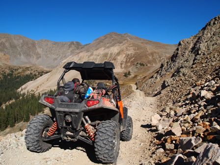 What is the best trail above the timberline for UTVs in Colorado