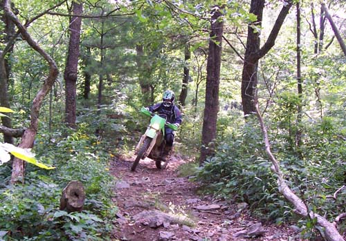 Windy Gap Dirt bike trail