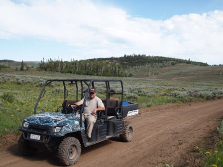 Paiute ATV Trail on the a Polaris Side by Side