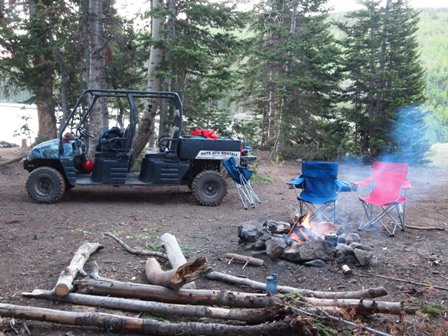 Where is the best camping spot on the Paiute ATV Trail