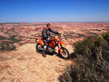 Salt Creek Canyon dirt bike