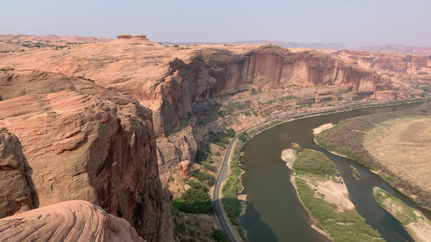 Where is the best overlook of the colorado river in Moab
