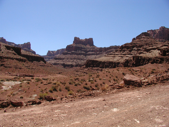 What does Dead Horse Point look like from below