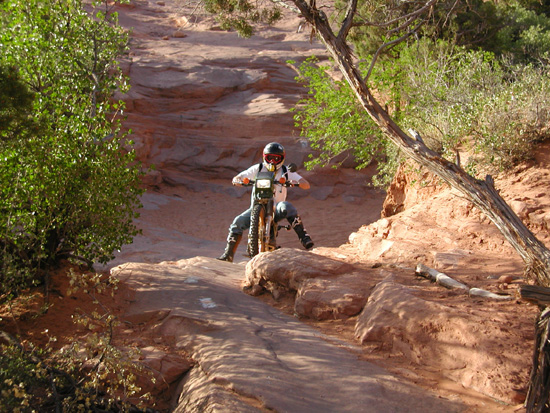 Slick Rock Dirt bike trail