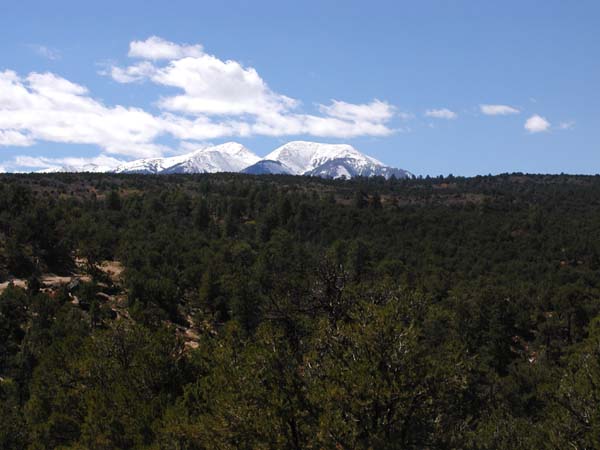 La Sal Mountain dirt bike