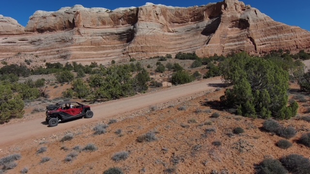 UTV Parking area at Dewey Bridge