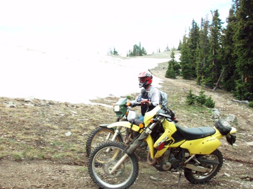 dirt Bike trails on Cross Mountain Colorado