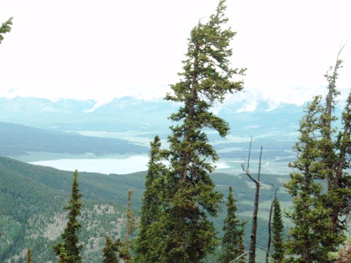 Taylor Park Colorado as seen from the Top of Cross Mountain