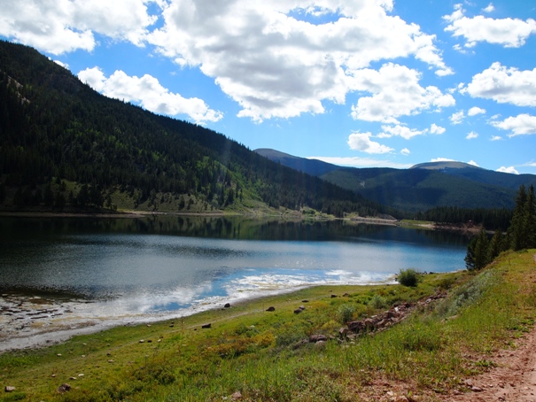 Camping at Spring Creek Reservoir in Taylor Park Colorado