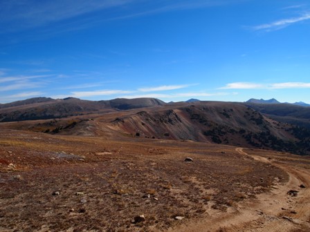 UTV trails above the timberline