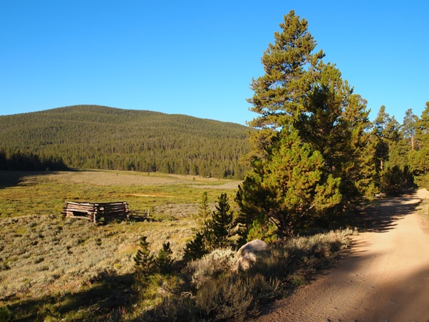 Narrow UTV trails in the Taylor Park area