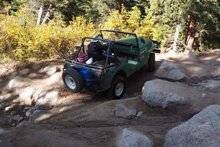 RZR versus Jeep on Taylor Pass Colorado