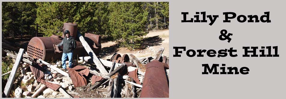 Lily Pond Lake and Forest Hill Mine, Taylor Park Colorado